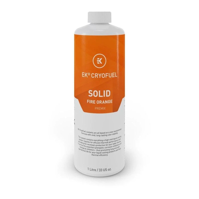 EKWB EK-CryoFuel Solid Fire Orange (Premix 1000mL) - سائل تبريد